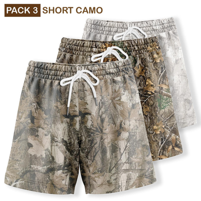 🔥Last Day 50% OFF - Pack 3 Duck Hunting Camo Shorts