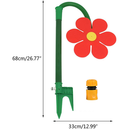 Spinning Sunflower Sprinkler for Dogs