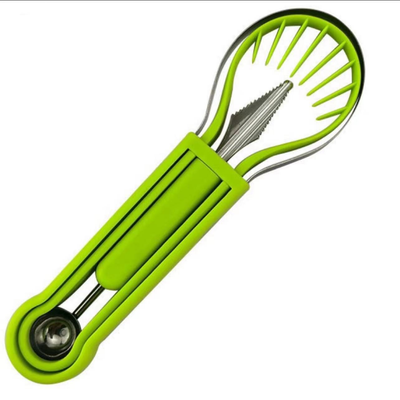 3-in-1 Multi-Function Melon Ball Scoop & Carving Knife Set