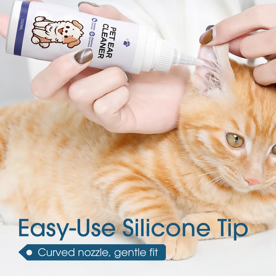🐶🐱 Ear cleaner, Relieves itching in dogs & cats