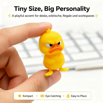 Quacko Angry Duck Collection – Sarcastic Desk Figurines, Funny Decor for Office Workspace & Home Shelves