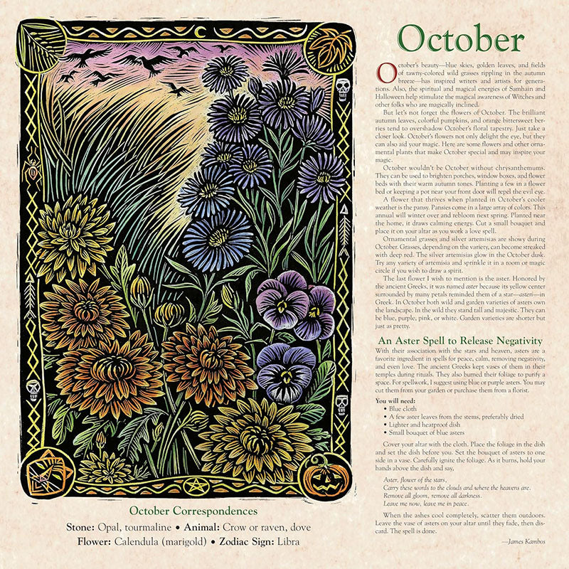 🕯️Llewellyn's 2027 Witches' Calendar – Premium Wall Calendar & Witchy Gift