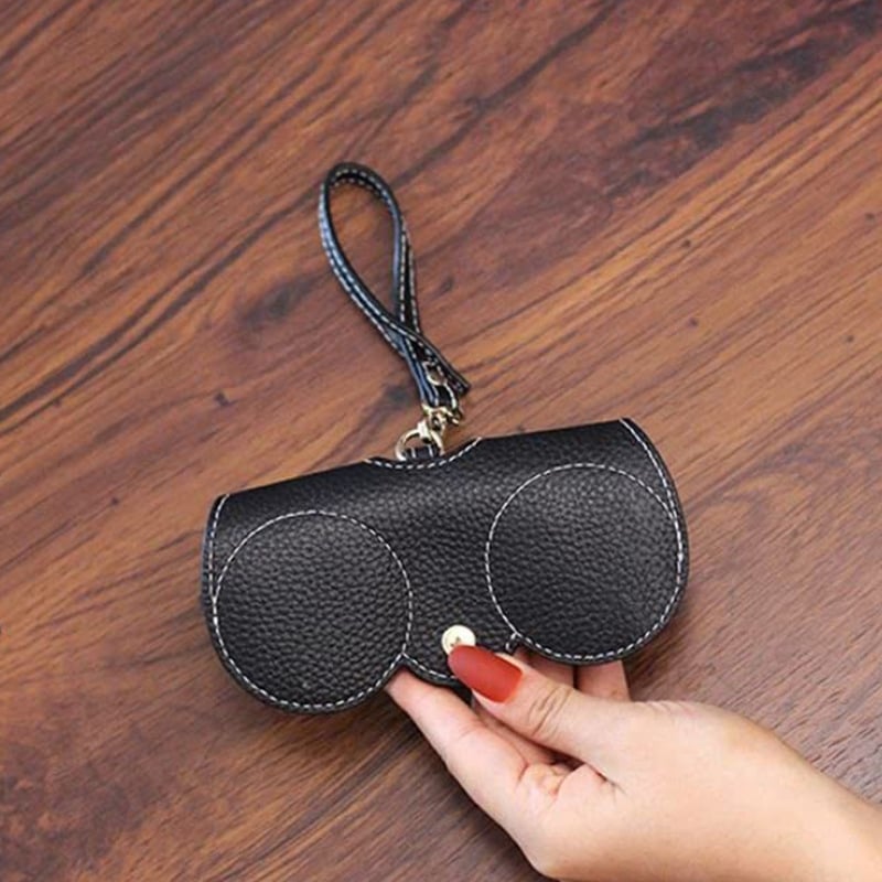 ✨Soft PU Leather Sunglasses Bag👓️