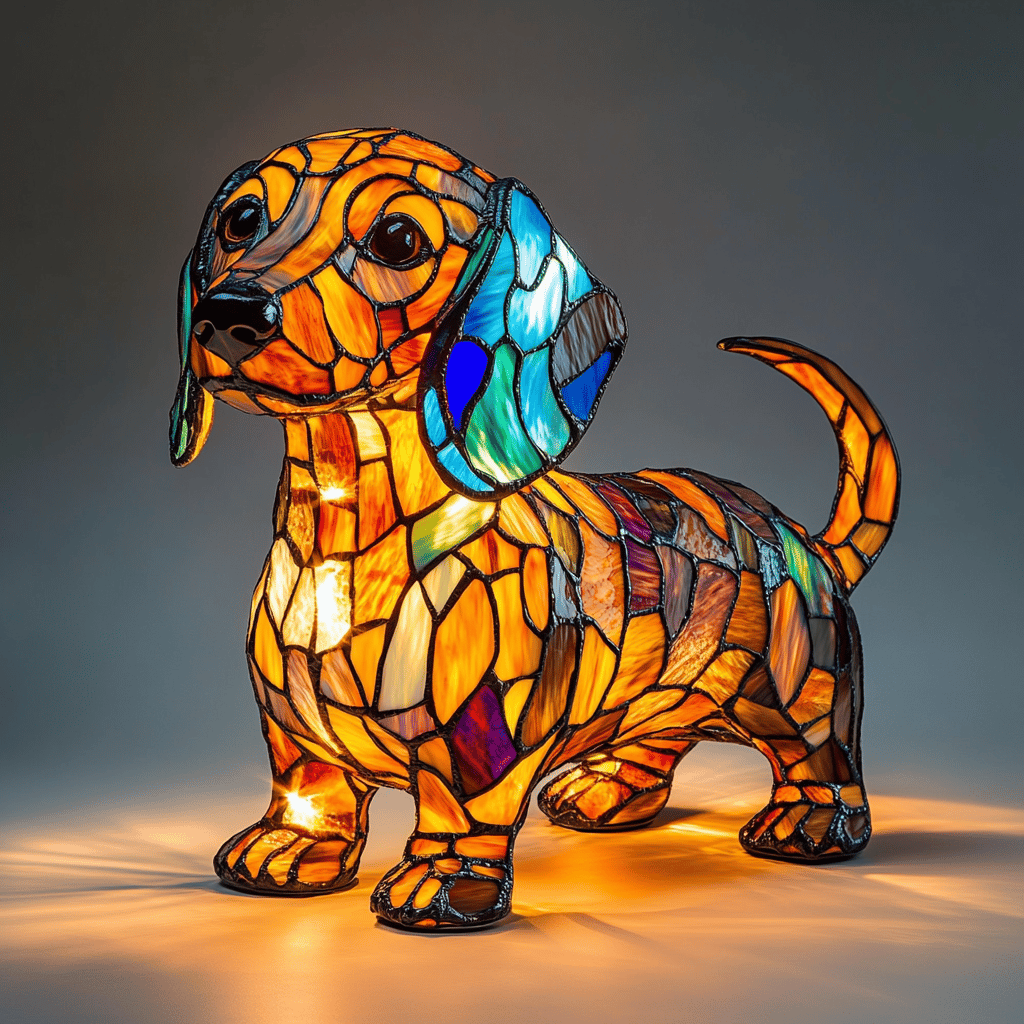 🐶3D Table Lamp Cute Dog Home Room Decor