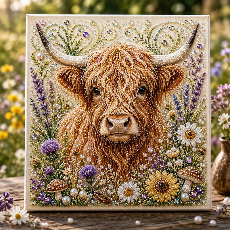 🥳2026 HOT SALE🥳💞50K+ SOLD!🦬🎨 Highland Cow Pearl Art DIY Kit – Relaxing craft, thousands of sparkling beads. Create stunning farmhouse artwork – a peaceful creative escape! 🏡✨