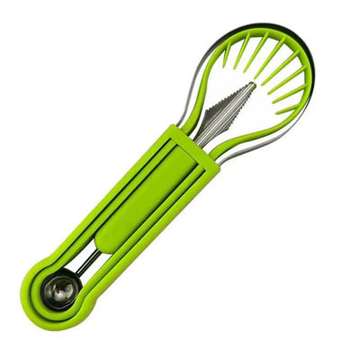 3-in-1 Multi-Function Melon Ball Scoop & Carving Knife Set
