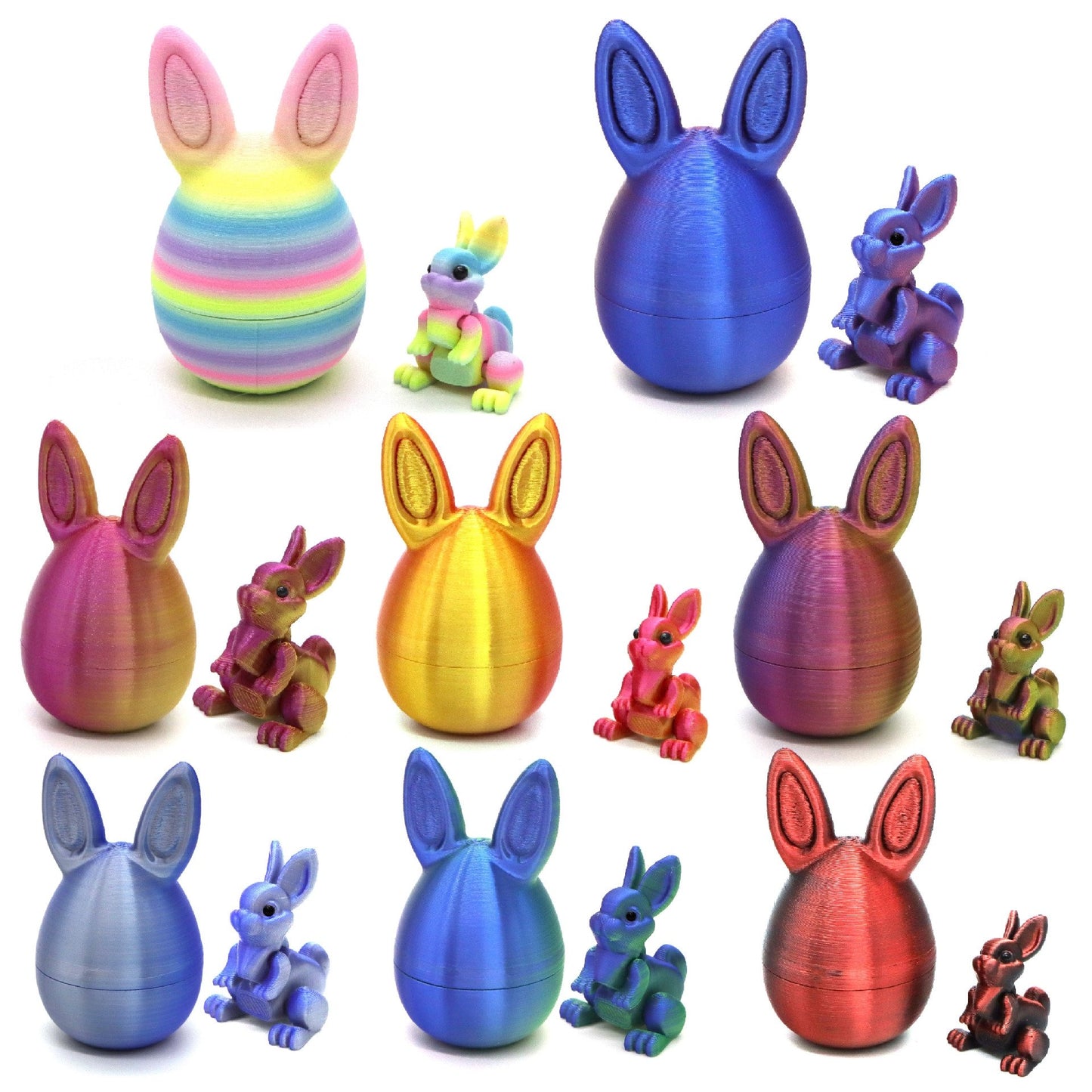 🐇Easter 3D Printing Mystery Rabbit Egg Fidget Toy🥚