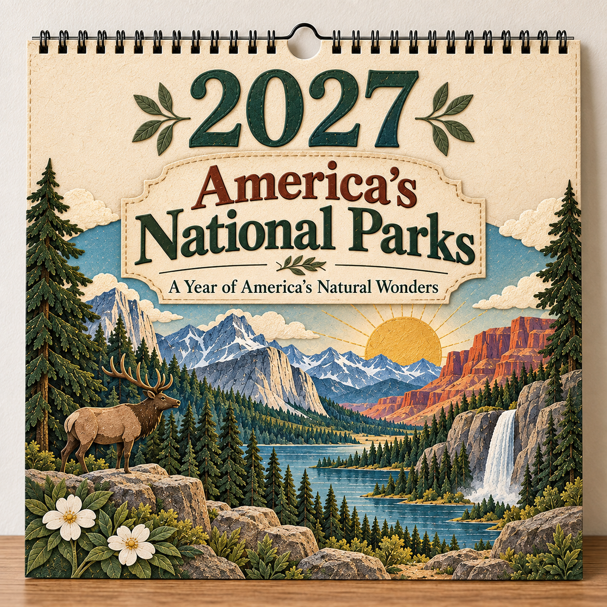 🎁 2027 America’s National Parks Wall Calendar