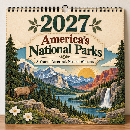 🎁 2027 America’s National Parks Wall Calendar