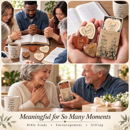 ✝️ Christian Pocket Heart Gift Set(Set of 12)