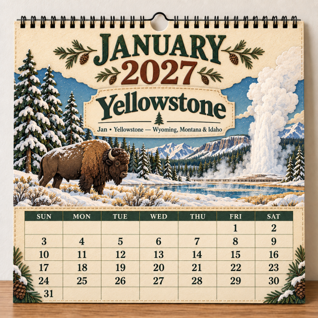 🎁 2027 America’s National Parks Wall Calendar