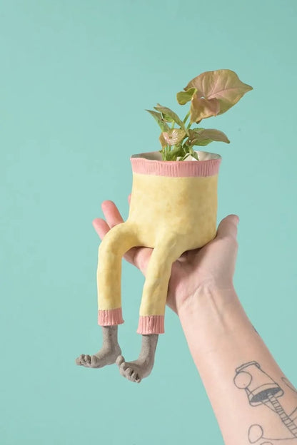 👖 The Hanging Legs Family Whimsical Hanging Legs Planter – Cute & Funny Home Decor