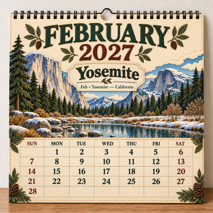 🎁 2027 America’s National Parks Wall Calendar