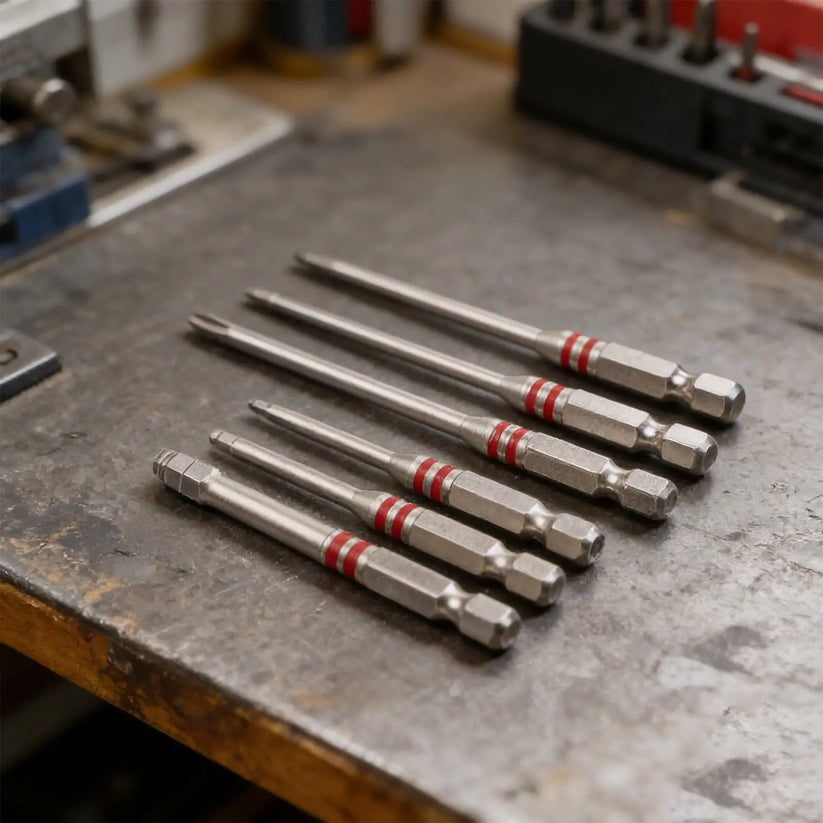 6PCS S2 Alloy Steel Magnetic Screwdriver Bits Set – Pagoda Hex Shank Drill Bit Set