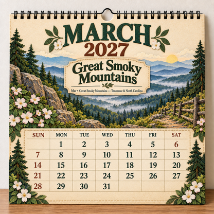 🎁 2027 America’s National Parks Wall Calendar