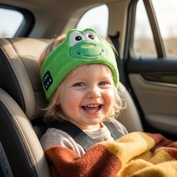 🏆🎧 Kids’ Animal Bluetooth Sleep Headband Headphones