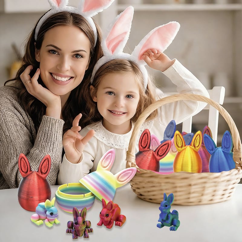 🐇Easter 3D Printing Mystery Rabbit Egg Fidget Toy🥚