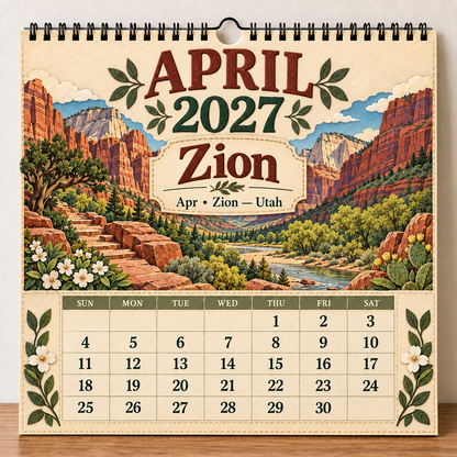 🎁 2027 America’s National Parks Wall Calendar