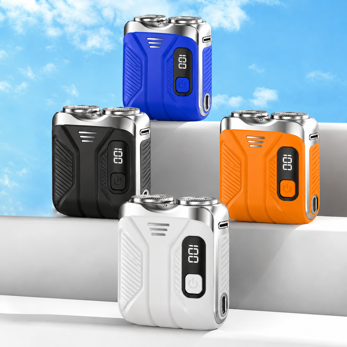 💥Portable Mini Men's Electric Shaver – Compact & Rechargeable🧳