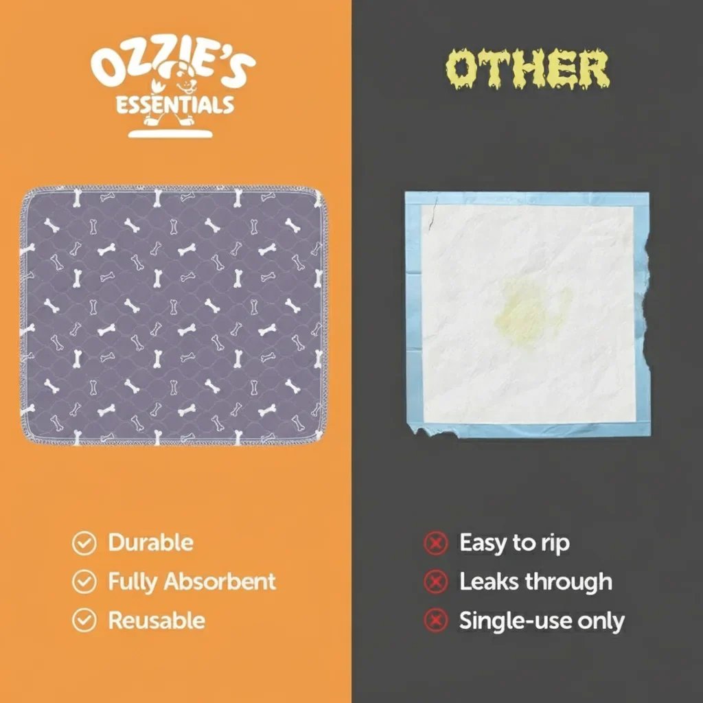 🐕stylish, super absorbent & reusable for a cleaner home🔔