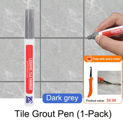 🔥Anti-mould and waterproof joint pen for ceramic tiles