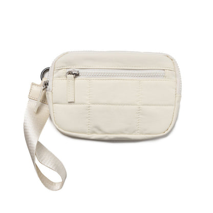 Wristband Travel Wallet Wristlet Nylon Quilted Purse Women Credit Card Holder