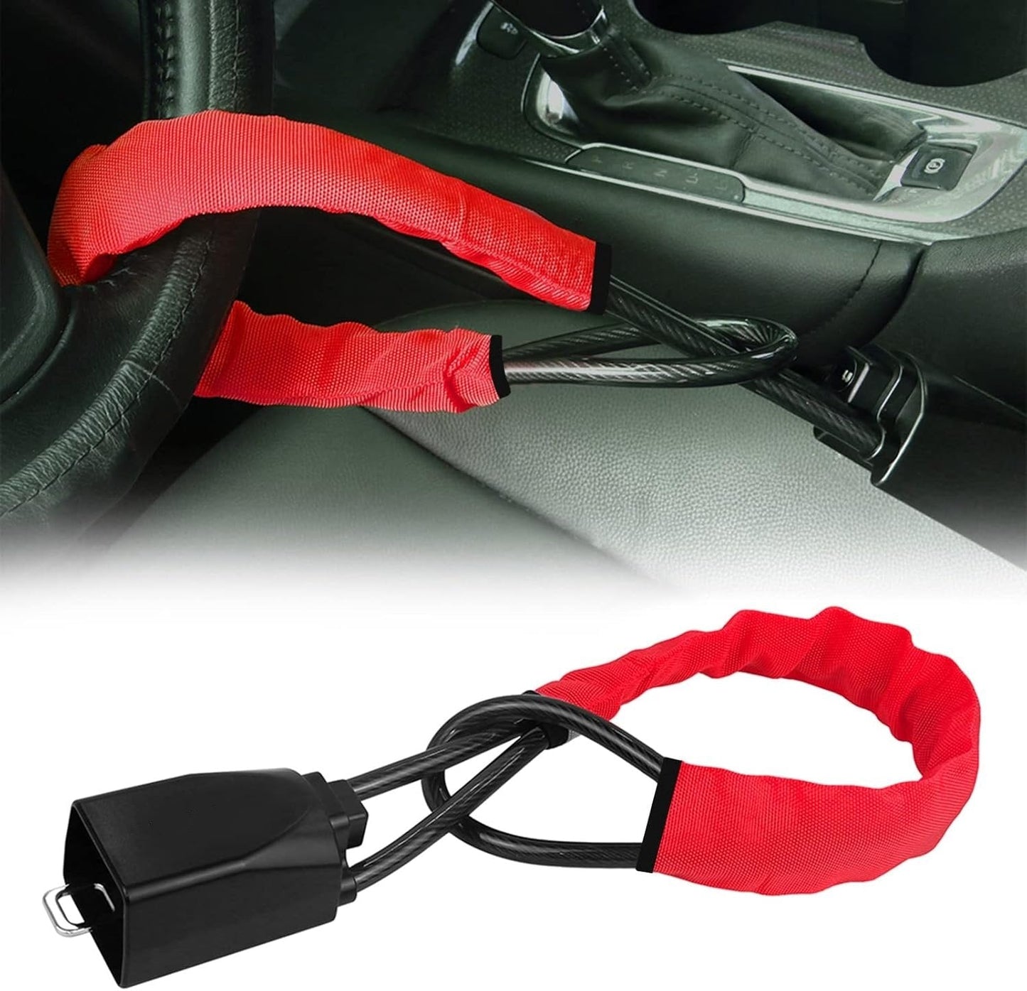 🔥Steering Wheel Lock Seat Belt