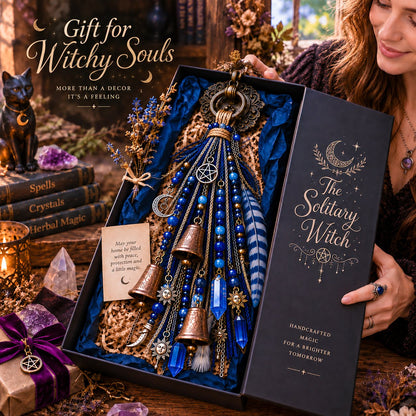 🔮Witchy Door Charm | Bells, Crystals & Celestial Hanging Decor🔮