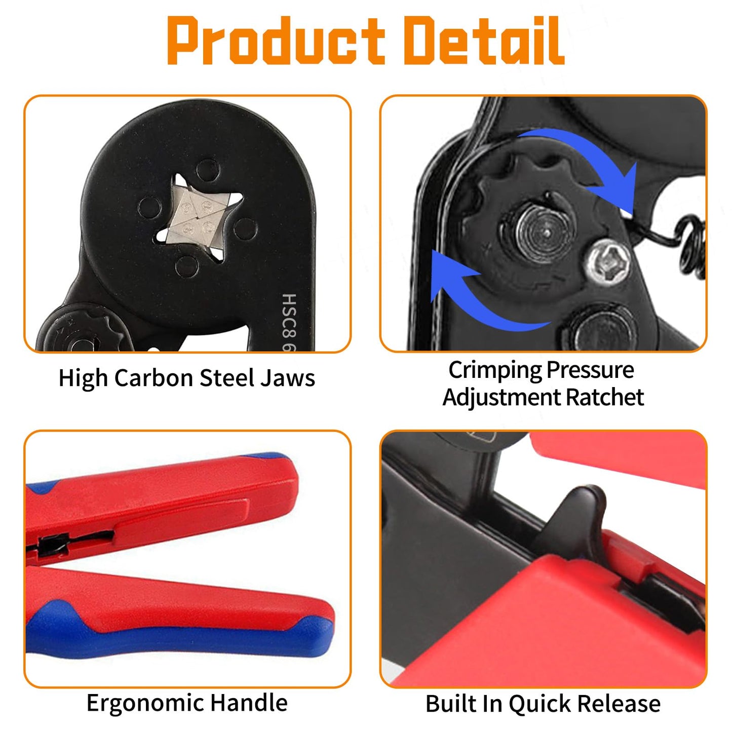 1201Pcs Ferrule Crimping Tool Kit