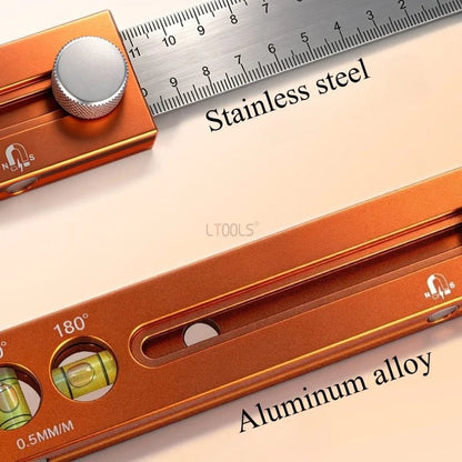 🛠️Multifunctional Marking Level Ruler