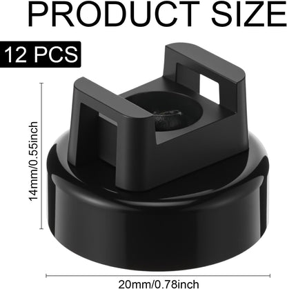 🔥HOT SALE🔥🧲 12 Pack Heavy Duty Magnetic Zip Tie Mounts for Cable Management