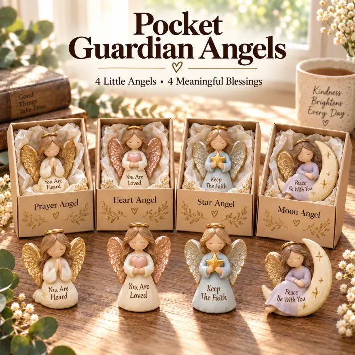 👼💕12 Pocket Guardian Angels – 🎁Little Blessing Keepsake Gifts