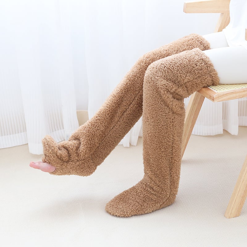 💕Velvety Fleece Knee Socks For Christmas❄️