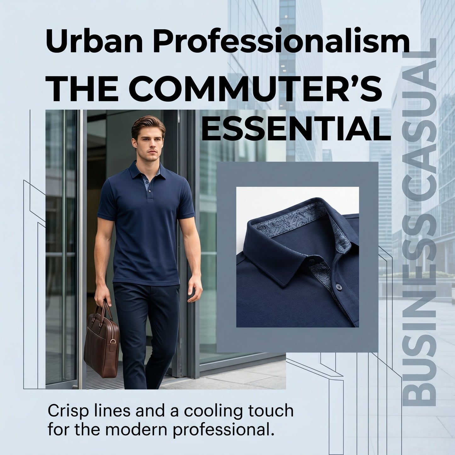 👕3-Pack Men's Performance Polo Shirts - Moisture Wicking🔥