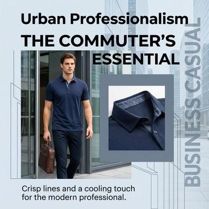 👕3-Pack Men's Performance Polo Shirts - Moisture Wicking🔥