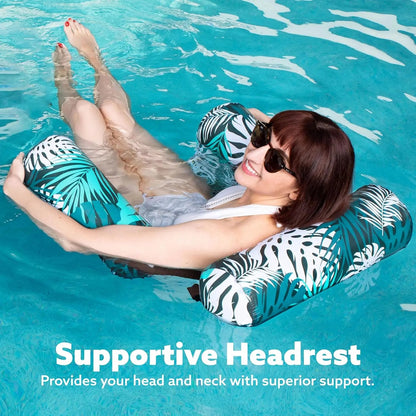 🔥Summer Hot Sale 🏆️ Inflatable Pool Floats Adult,Floating Lounge Chairs
