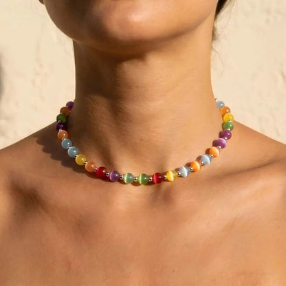 🌈 Dopamine UV-Reactive Beaded Jewellery Collection