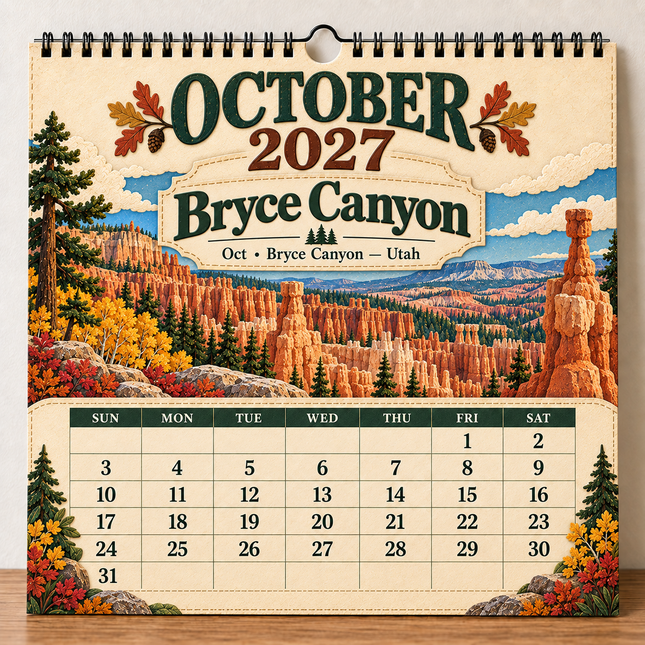🎁 2027 America’s National Parks Wall Calendar