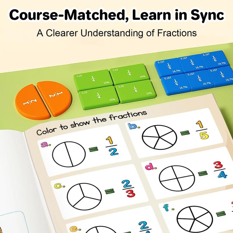 📚🧲Magnetic Fraction Demonstration Book