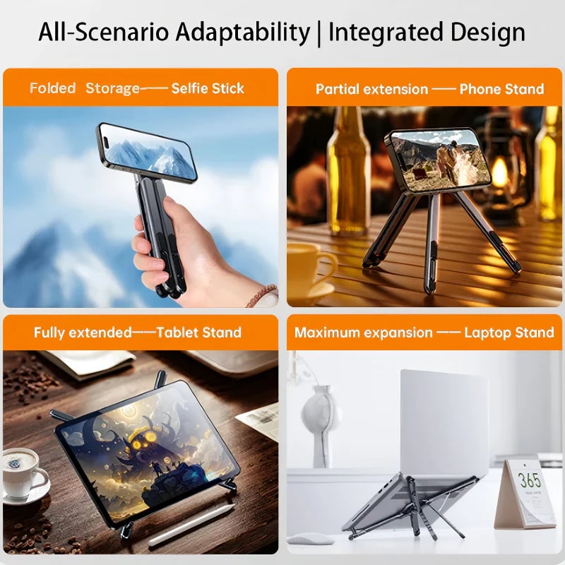 4-in-1 Multifunctional Magnetic Device Stand