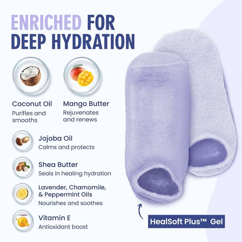 🏆35K+ SOLD! 🥳Moisturizing Gel Socks