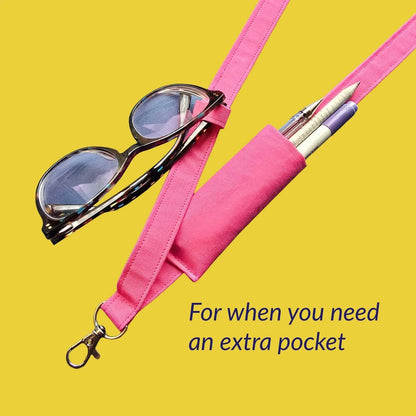 👩‍🏫New Upgraded Plain Fabric Pen Lanyards