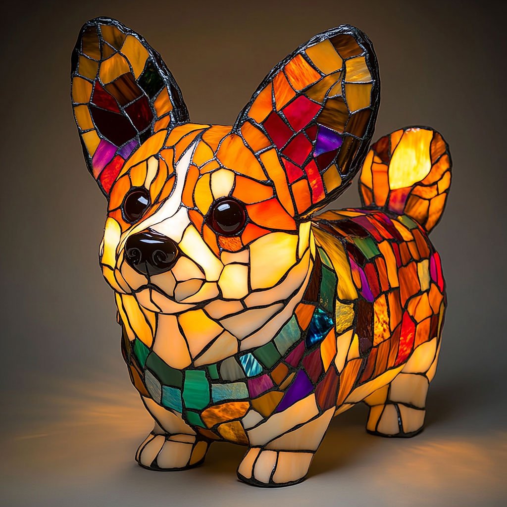🐶3D Table Lamp Cute Dog Home Room Decor