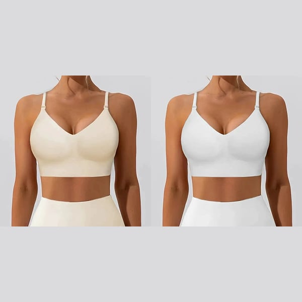 🔥Women's Solid Color Wireless Backless Bra
