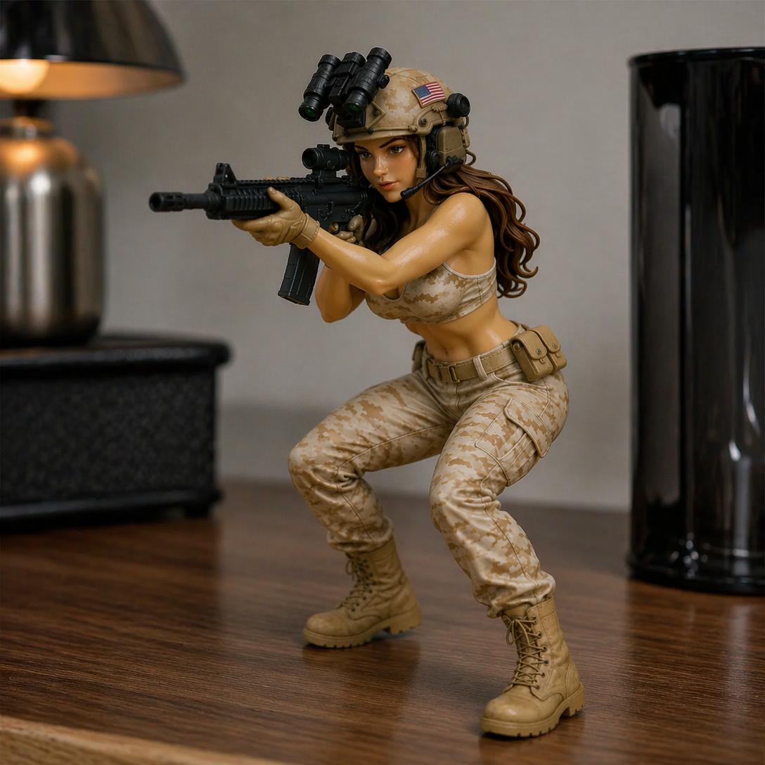 Tactical Beauty Desktop Collectible