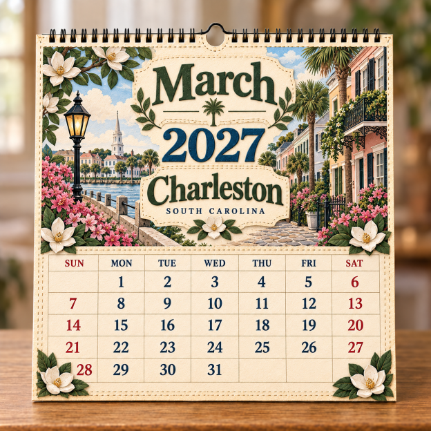 🧳 2027 Timeless American Destinations Wall Calendar