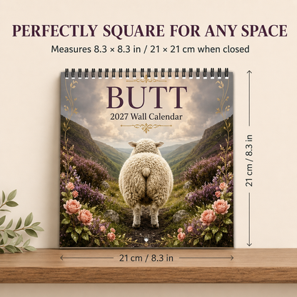 🐑 Turn Around, It’s 2027! A Hilariously Cheeky Animal Wall Calendar