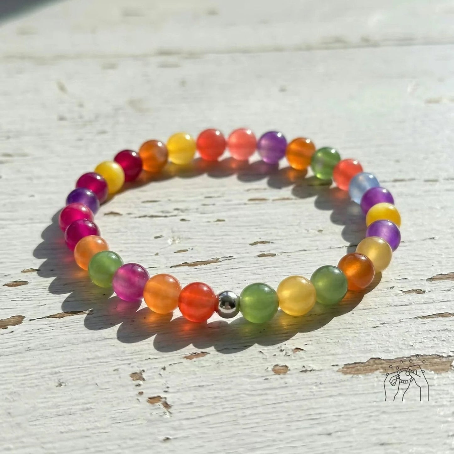 🌈 Dopamine UV-Reactive Beaded Jewellery Collection