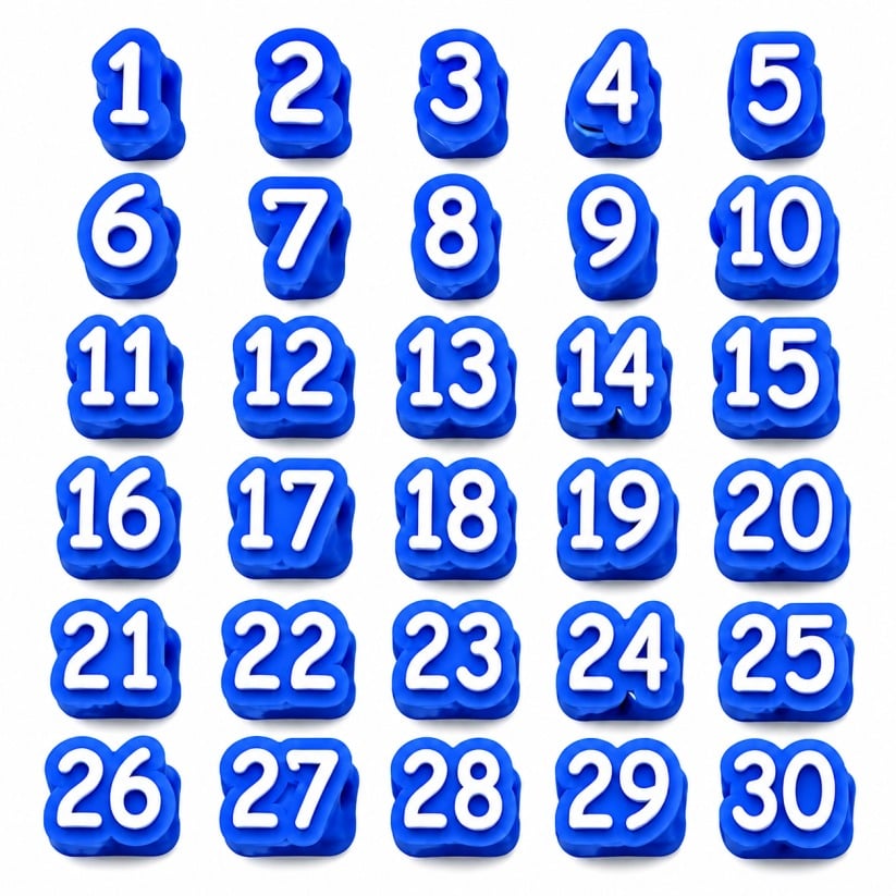 🎁Numbered Pencil Toppers