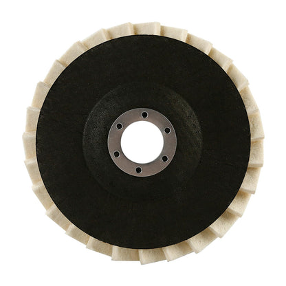 🔥 5-Inch Wool Felt Polishing Flap Disc Set for Angle Grinders